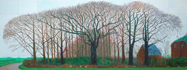 The David Hockney painting mentioned in the walk write up